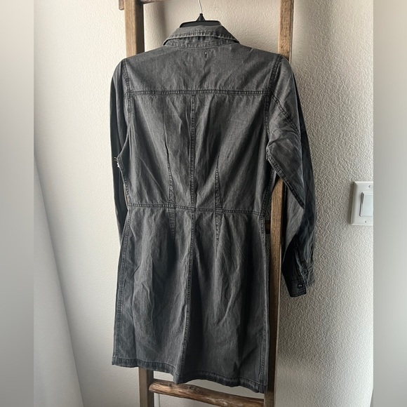 Jessica Simpson - grey denim bottom down dress - Picture 2 of 6